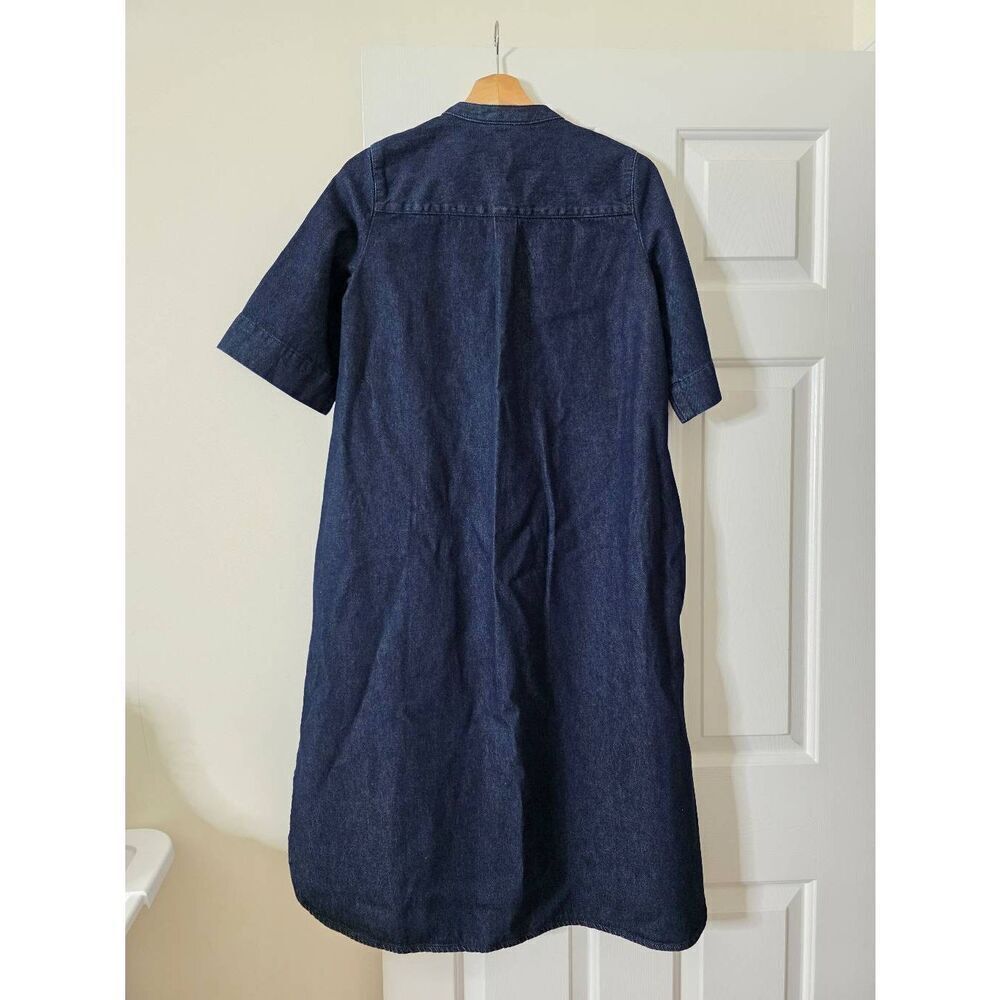 Toast Denim Midi Dress Size 6 - Picture 6 of 10